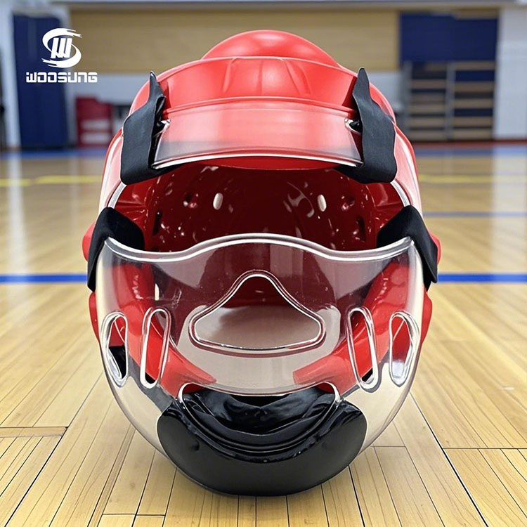 Taekwondo Head Guard s obličejem štít